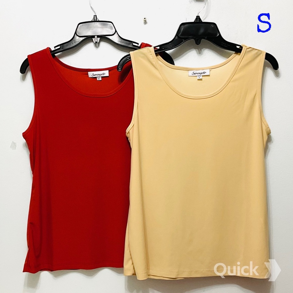 S - New 2 pcs Serengeti Silky-Knit Tank Tops